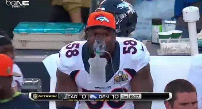 Titimace sous oxygène pendant le SuperBowl ?