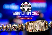 WSOP Europe 2026 já tem calendário: nova casa, novas datas e 15 eventos de bracelete
