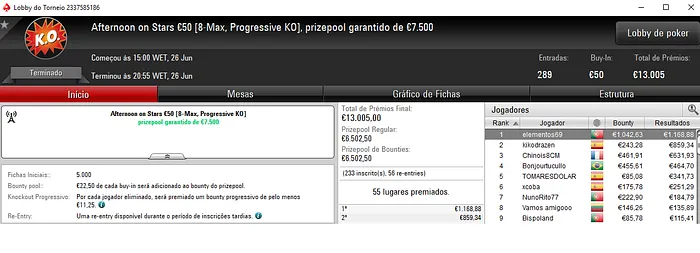 PedroHM Vence The Hot BigStack Turbo €50 com NCanossa em Segundo & Mais 103