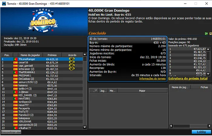 gran domingo 888poker