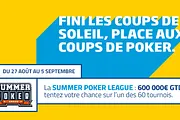 Summer Poker League : 600.000€ à se partager sur PMU Poker