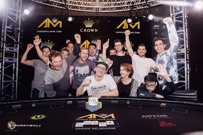 2020 Aussie Millions A$100K Challenge Winner Kahle Burns