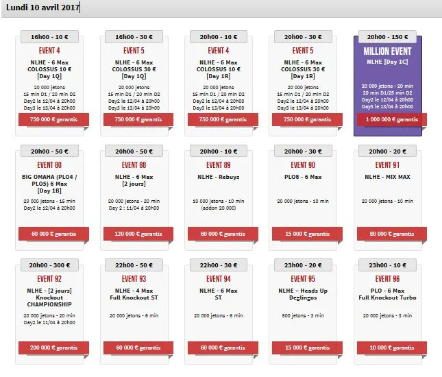 Winamax Series XVIII : Encore presque 4 millions à se partager 104