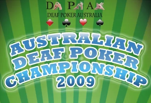 Deaf Poker Australia Launched, Championship Set for Summer 0001