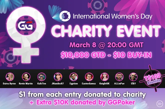 International Women’s Day Charity Event at GGPoker