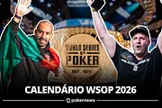 Calendário World Series of Poker (WSOP) 2026