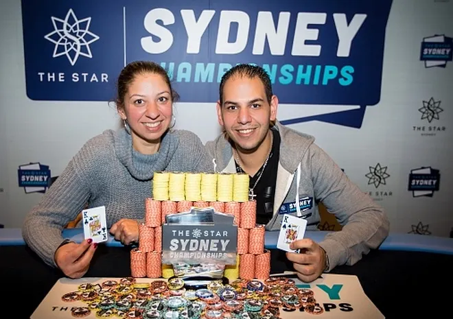 Despina Yiannakoulias and Andrew Markos Make a Great Team at The Star Sydney Championships