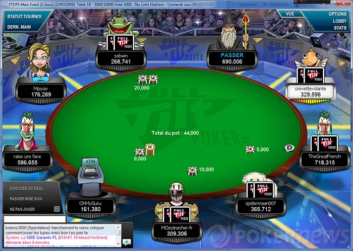 Full Tilt Poker : 'Uno Atout' champion Main Event FTOPS FR II 101