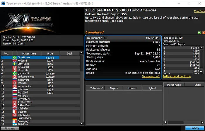 XL Eclipse: Renato Nomura Fatura ,544 & Mais 2 Títulos para o Brasil 102