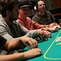 John Racener, Jacob Bazeley, and Allen Kessler on Day 1a of the 2014 Borgata Winter Poker Open Main Event