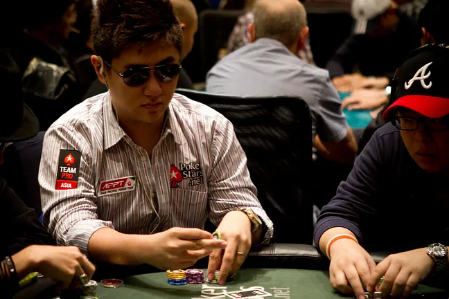 Bryan Huang will return on Day 2 with a huge amount of chips.