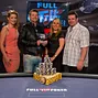 Alan Gold receives his Winners Trophy from UKIPT President Kirsty Thompson - joined by Rebecca McAdam & Fintan Gavin