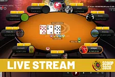 Mesa final $5K Main Event 2nd Chance - Sílvio Costa na luta por $417K