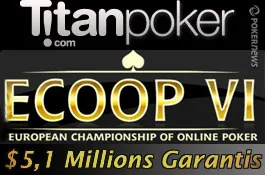 Titan Poker Mini ECOOP VI : Prizepools garantis dans la série de tournois online à petits buy-ins du réseau iPoker.