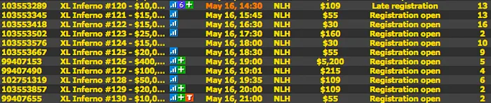 botteonpoker Vence XL Inferno #117 - .000 Tornado do 888poker 102