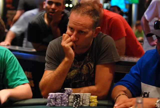 Costa Argirai leads the chip counts from day 1c