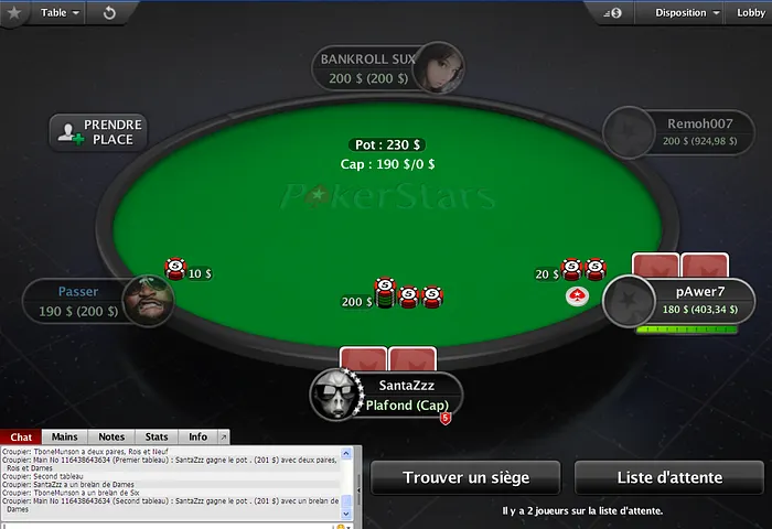 Thème Mercury Pokerstars 7