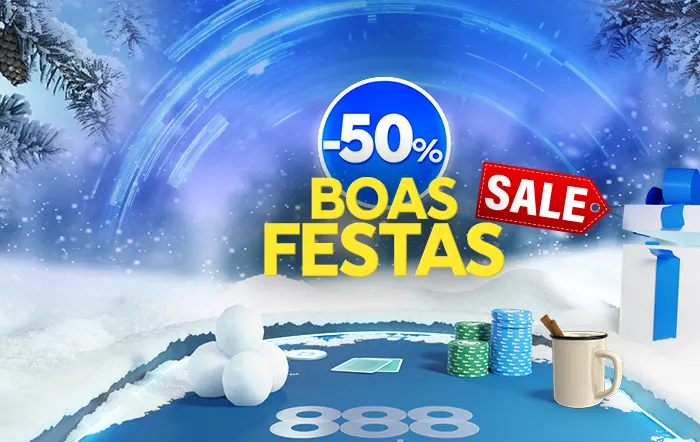 Natal chega mais chego à 888poker!