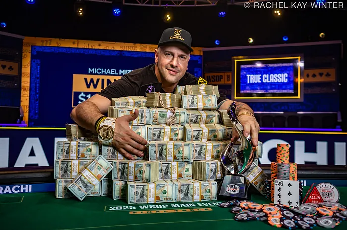 Michael "The Grinder" Mizrachi vence WSOP Main Event 2025