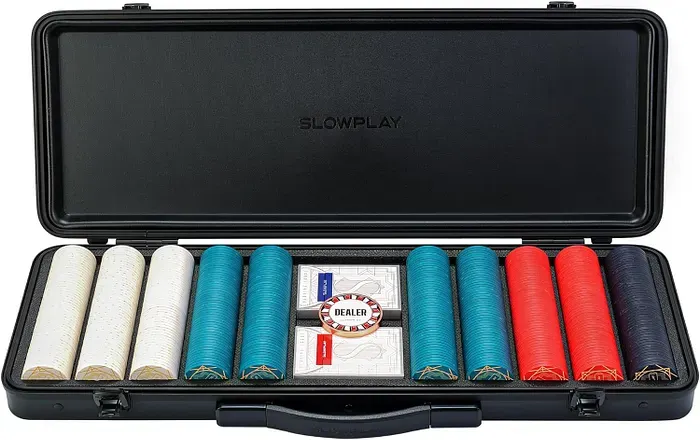 Conjunto de Fichas de Poker de cerâmica Slowplay