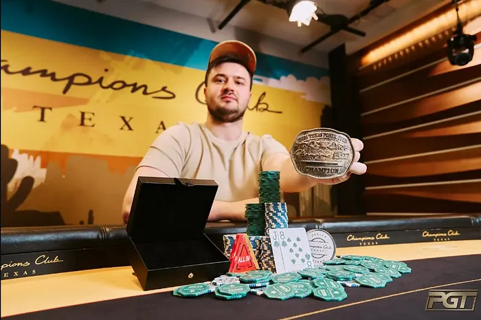 Vladyslav Shovkovyi Wins PGT Texas Poker Open Main Event for $180,000