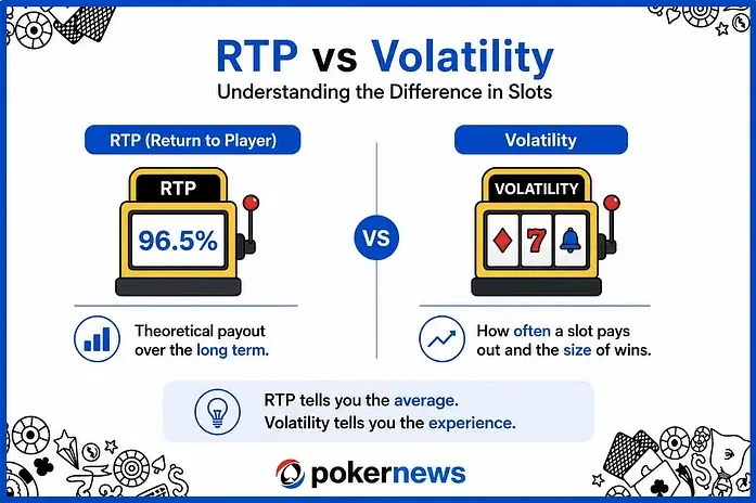 RTP vs. Volatility comparison graphic