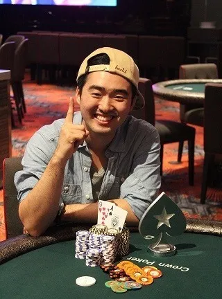 Day 1a Chip Leader - Min Jae Park (picture courtesy of hendonmob.com)