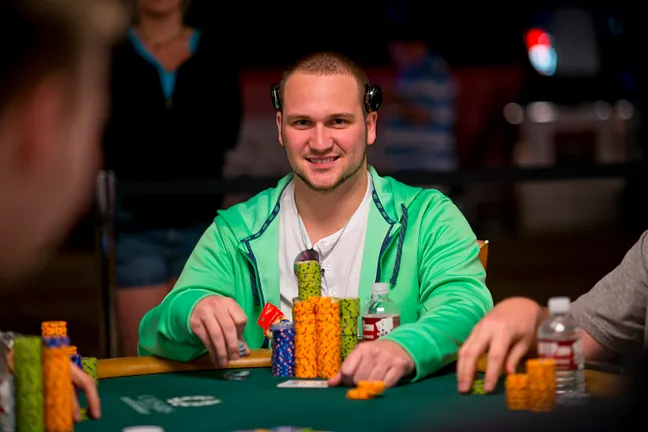 Calvin Anderson has two cashes this WSOP so far, will he lock up number 3 today?