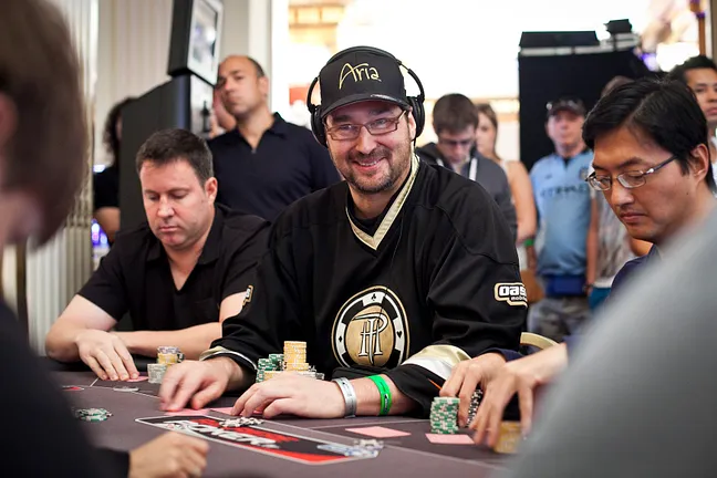 Phil Hellmuth among the chip leaders