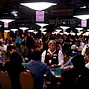 A view of the tables in the Amazon Room during Day 1B of the Main Event.