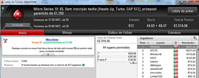 SuperbucksPT, PAPA24Z e 60NoPau Conquistam Micro Series 102