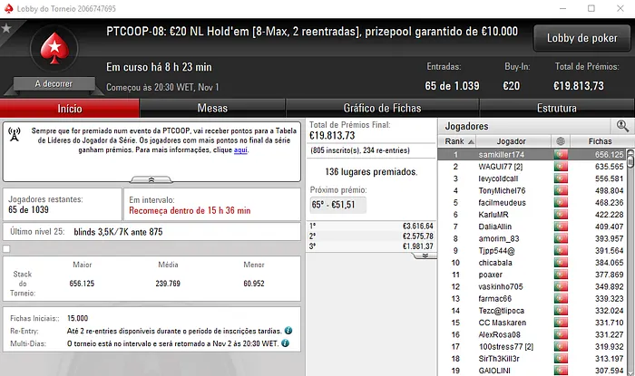 rodriva2505 Conquista Evento #9: €50 Omaha Hi-Low PL 101