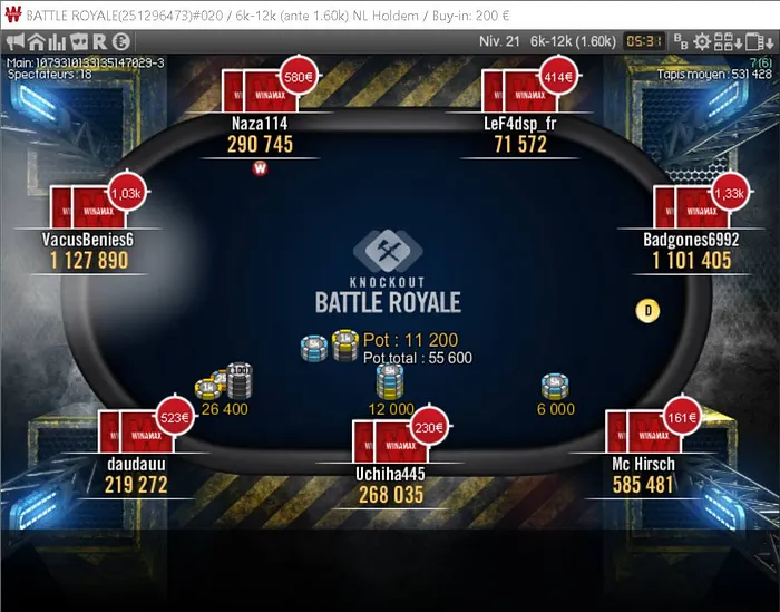 3 Mesas Finais e €5,441 para João "Naza114" Vieira na Winamax & Mais 101