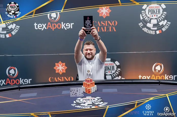 Luca Topazio Wins First-Ever WSOP Circuit Malta Main Event