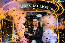 Aaron Zang won the Triton Million after defeating Bryn Kenney heads up.