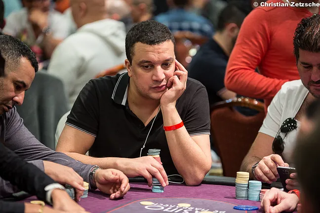 Omar Lakhdari Bagged up the most Chips on Day 1b