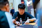 Day 1a chip leader Xuanzhi Zhao
