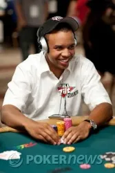 Phil Ivey, caught in a rare smiling moment