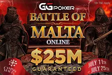 Cronograma Battle of Malta 2021: US$ 25 milhões GTD em julho na GGPoker