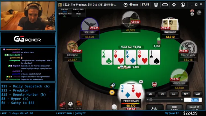 Kevin Martin Poker Challenge