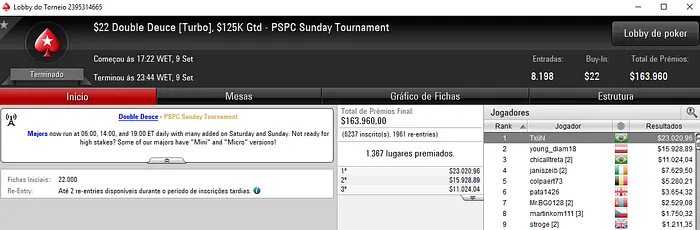 botteonpoker, TxiiN e tomnelz1 Forram nos Torneios Regulares & Mais 102