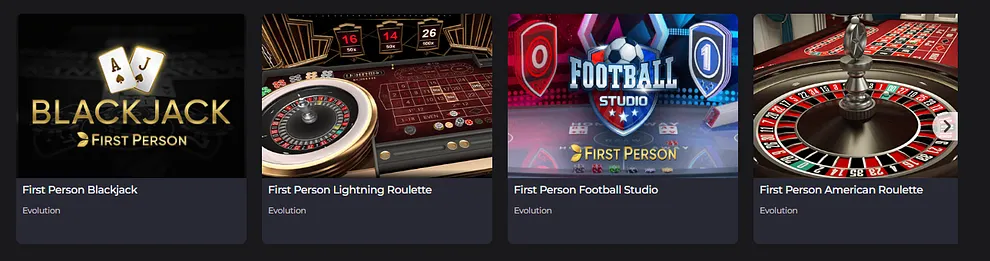 Juegos en vivo en OlyBet