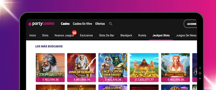 Bono de Bienvenida PartyCasino