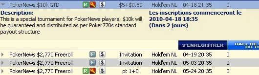 Poker 770 et Pokernews : 12.000$ cash en avril 101