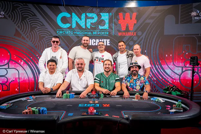 Mesa Final CNP Winamax Alicante