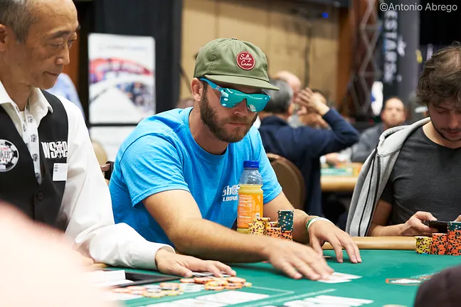 Dylan Meier, pictured at the WSOP.