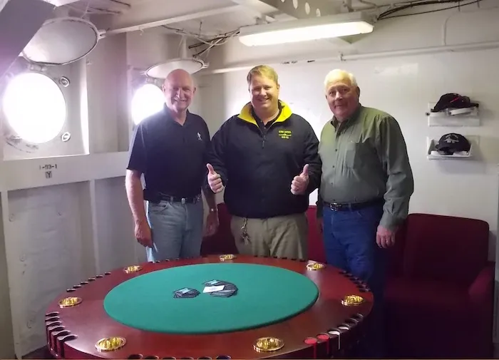 Bluffing in Style: Exquisite President Truman Poker Table Replica Featured in Charity Auction 101