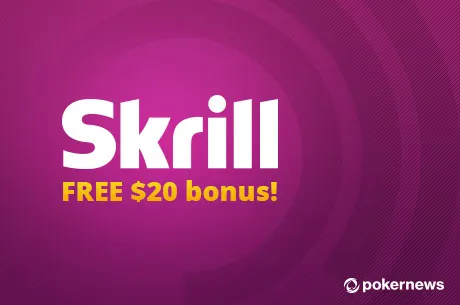 Help Yourself to a Free $20 Thanks to PokerNews and Skrill 0001