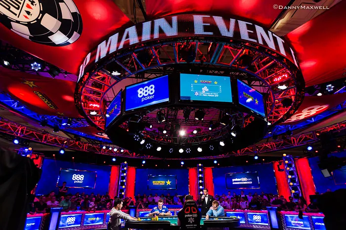 2018 WSOP Main Event final table at the Rio All-Suite Hotel and Casino