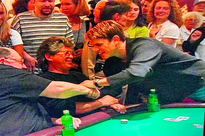 Doyle Brunson and Matt Damon
